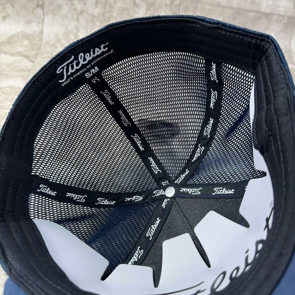 Titleist Monterey Fitted Hat Golf Cap Navy Black - New Pick Your Size! - Picture 15 of 15